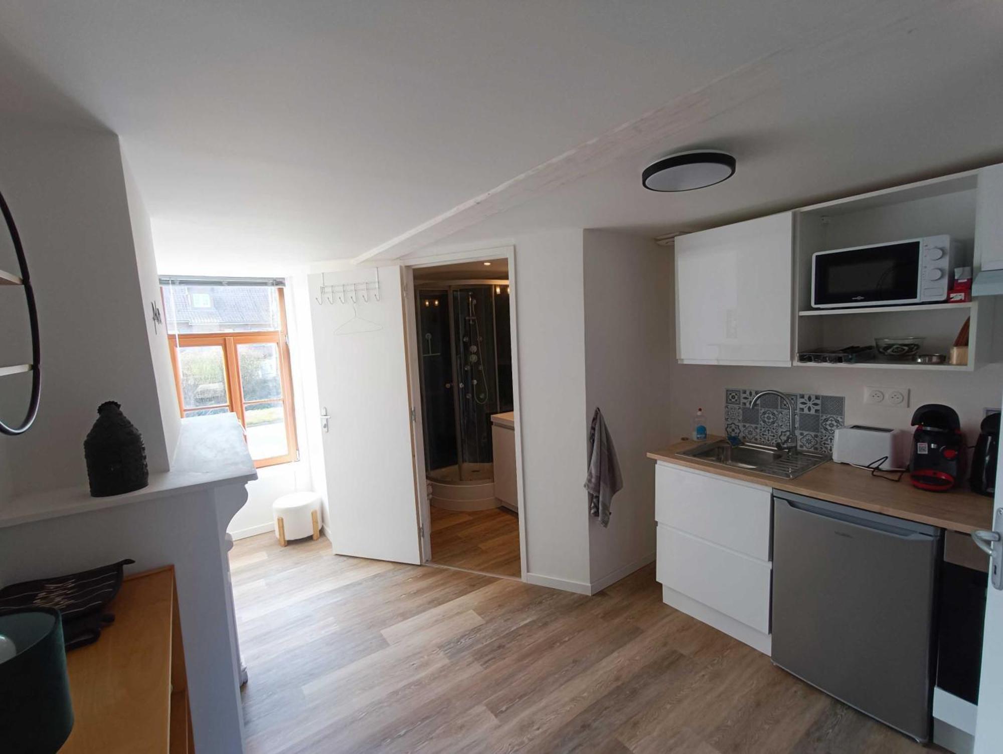 Apartament Au Nid Douillet Saint-Jans-Cappel Zewnętrze zdjęcie